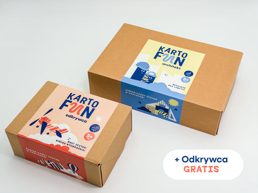 PRZEDSPRZEDAŻ Zestaw Architekt + Odkrywca GRATIS